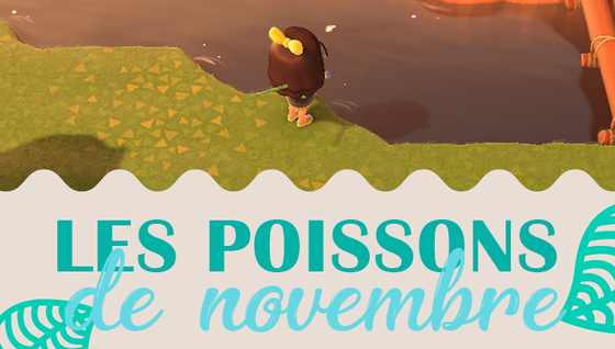 Les poissons à pêcher en novembre