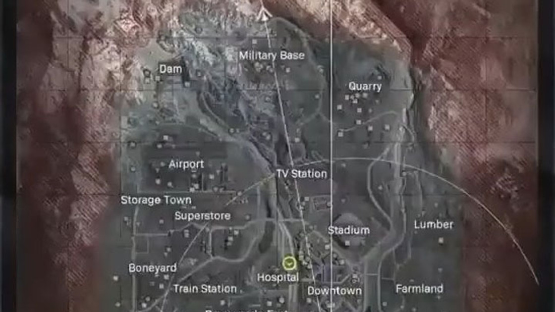 Call of Duty : Map Warzone, la carte du Battle Royale