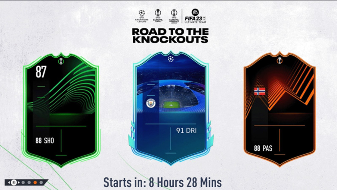 RTTK FIFA 23, explications et liste des cartes Road to the Knocknout