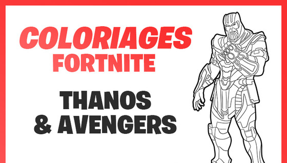 Thanos & Avengers en dessin sur Fortnite