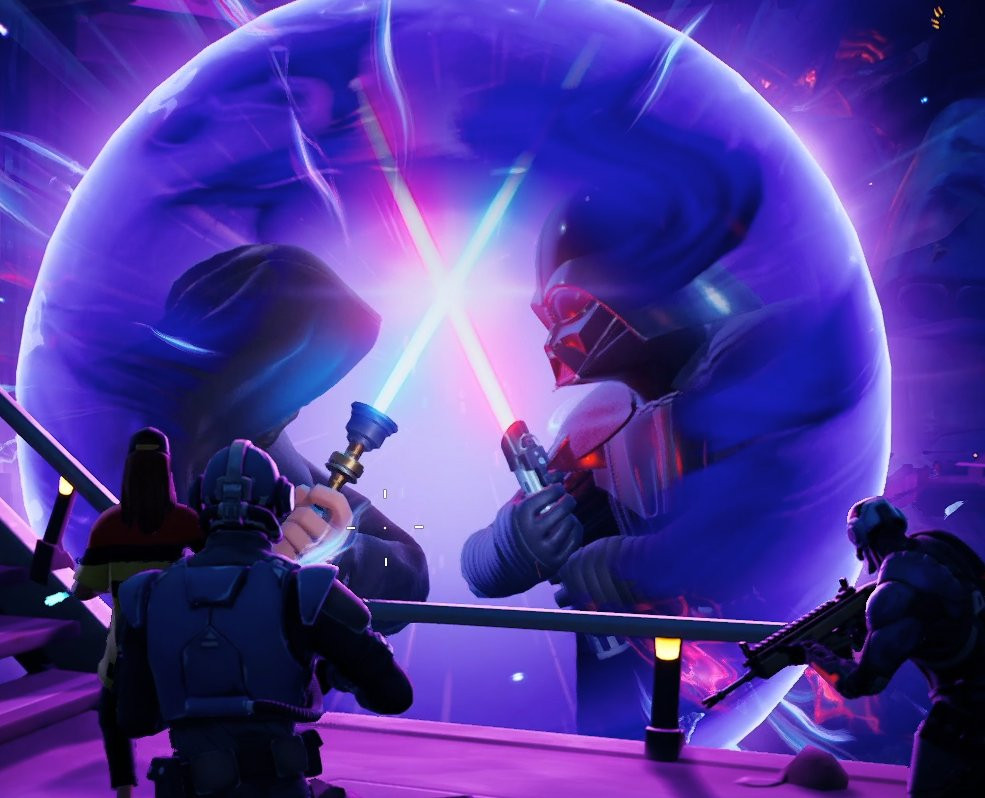 Dark Vador dans Fortnite pour l'event de la saison 3 du chapitre 3