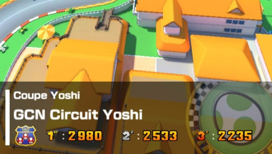 Les raccourcis du Circuit Yoshi