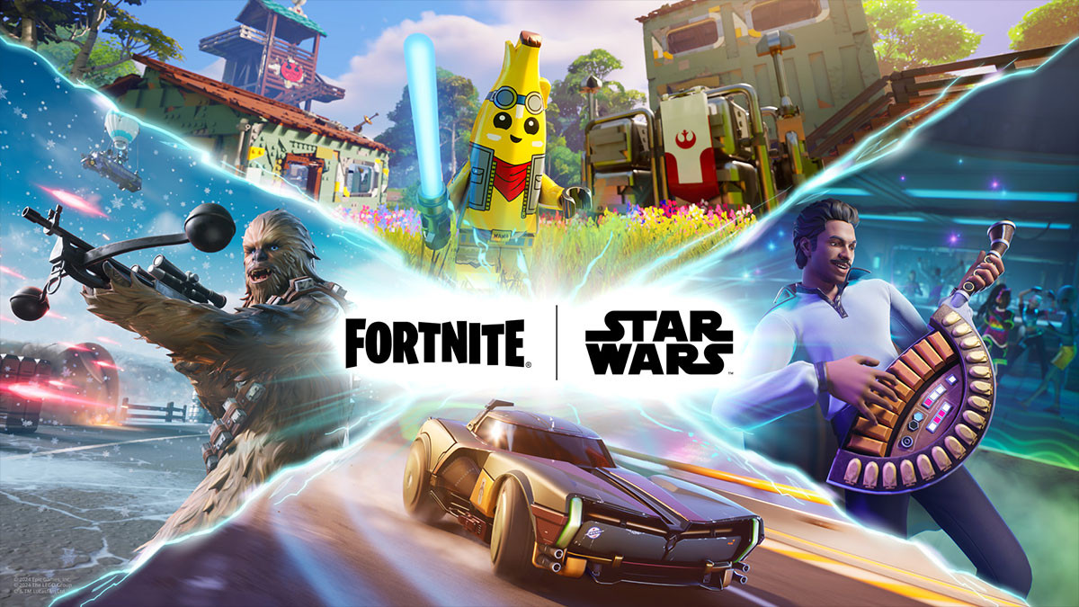 Star Wars x Fortnite : le crossover arrive sur les modes de jeu Battle Royal, Festival, Lego et Rocket Racing à la 29.40