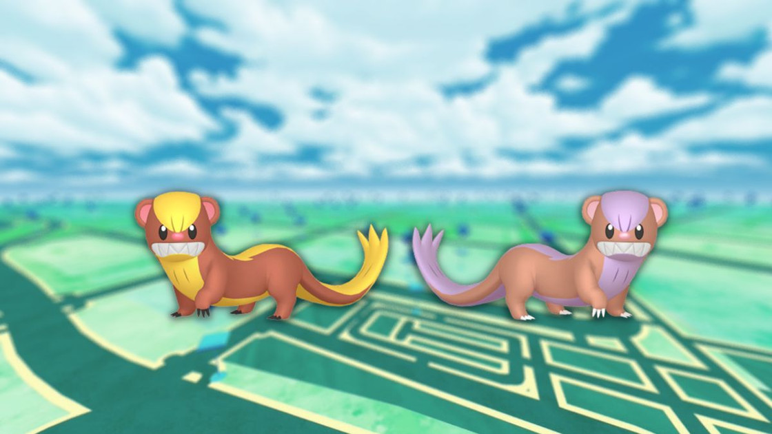 Manglouton (shiny) dans les Heures de Pokémon Vedette de juillet 2023 sur Pokémon GO