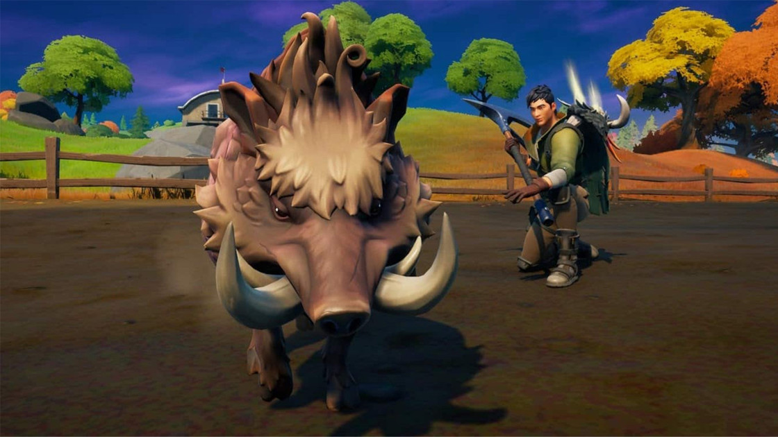 Sanglier Fortnite saison 3 chapitre 4, la créature de retour au patch 25.00 ?