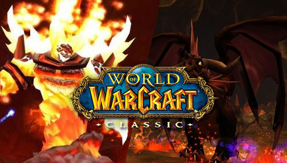 World First Ragnaros et Onyxya par APES