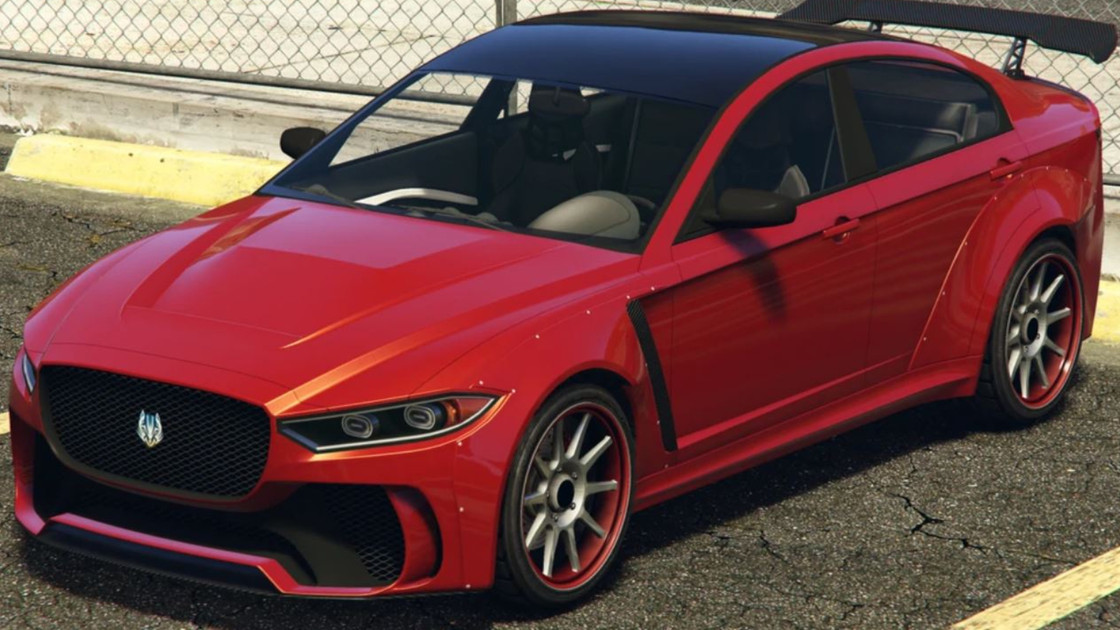 Jugular sur GTA 5 Online, la voiture du podium du casino