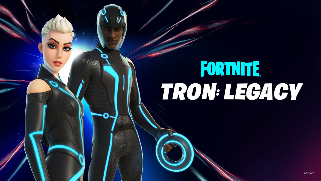 Skin Tron Fortnite, la tenue est dans la boutique