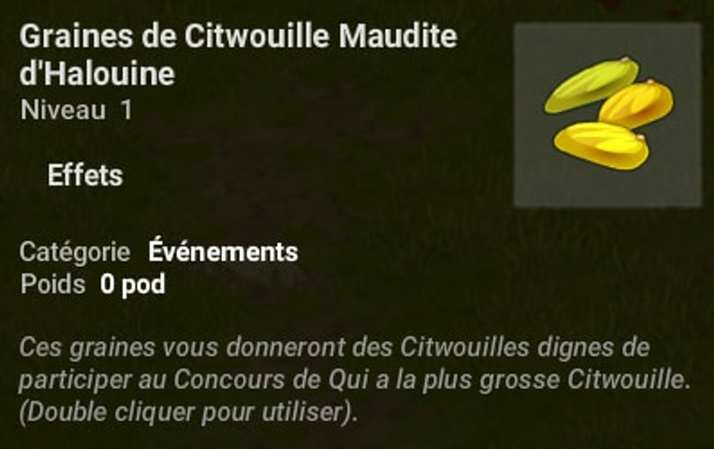 Quête « Une Citwouille pour halouine»