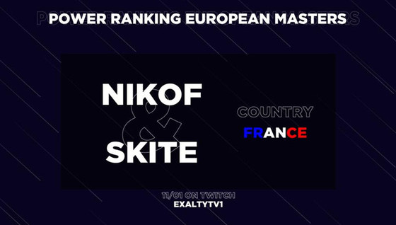 Le Power Ranking European Masters, c'est ce soir !