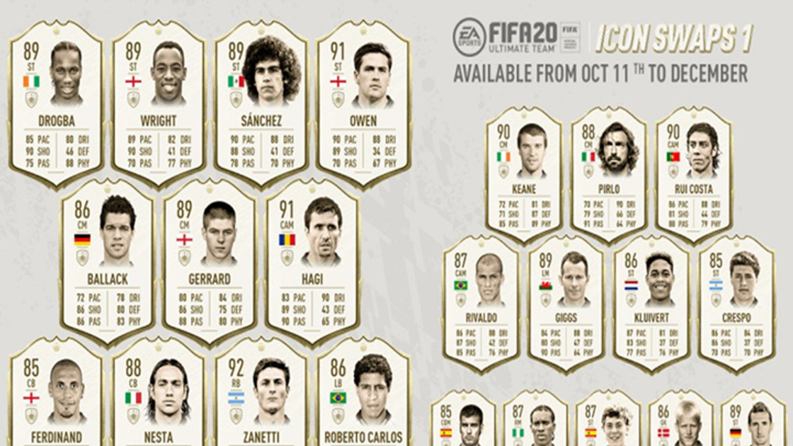 FIFA : Premier swap icon, toutes les infos sur FUT 20