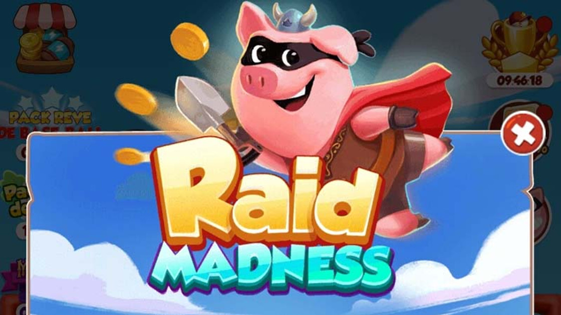 Raid Madness dans Coin Master, qu’est-ce que l’événement Pillage en Folie