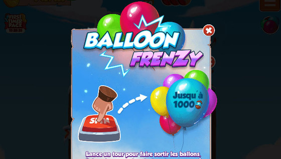 L'événement Ballon Frenzy vous permet d'avoir des tours gratuits !