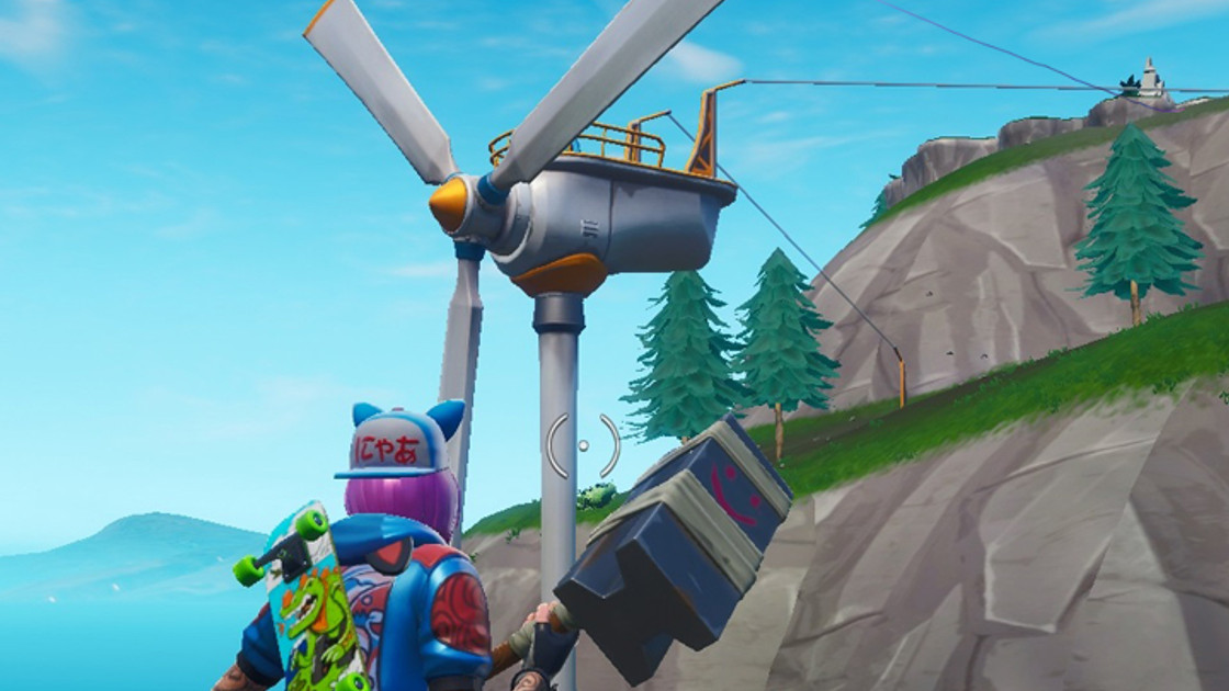 Fortnite : Visiter plusieurs éoliennes en une seule partie, défi semaine 5 saison 9