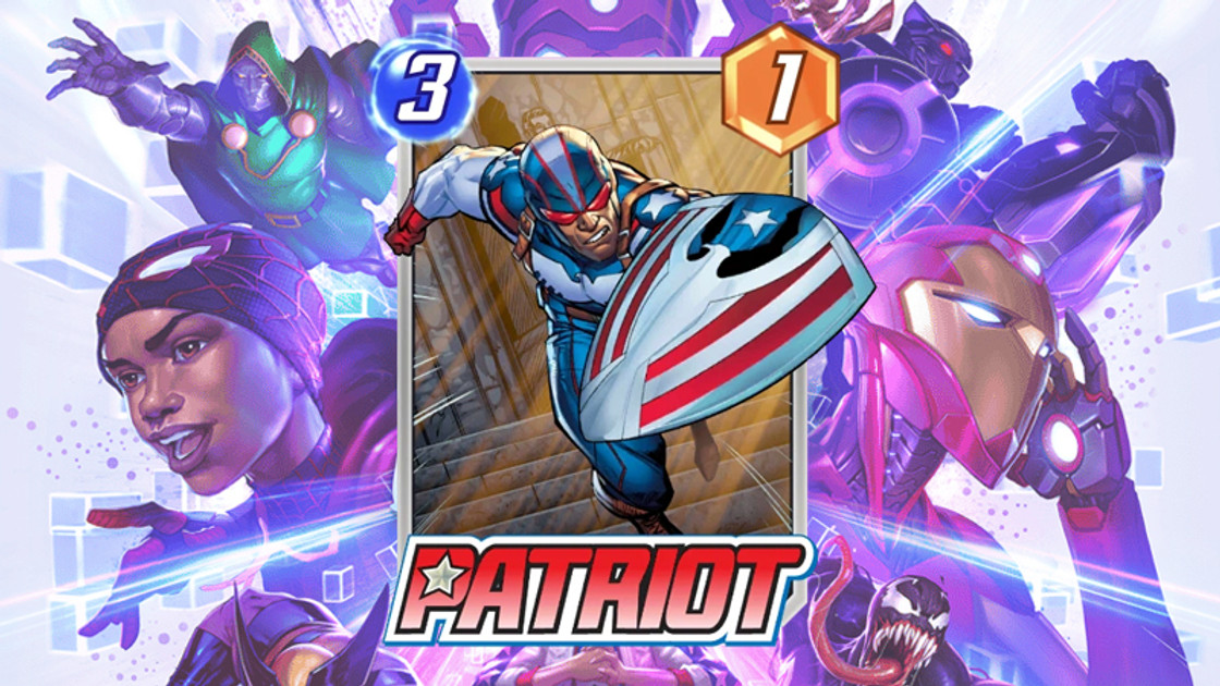 Deck Patriot Marvel Snap, quelle est la meilleure combinaison pour le perso ?