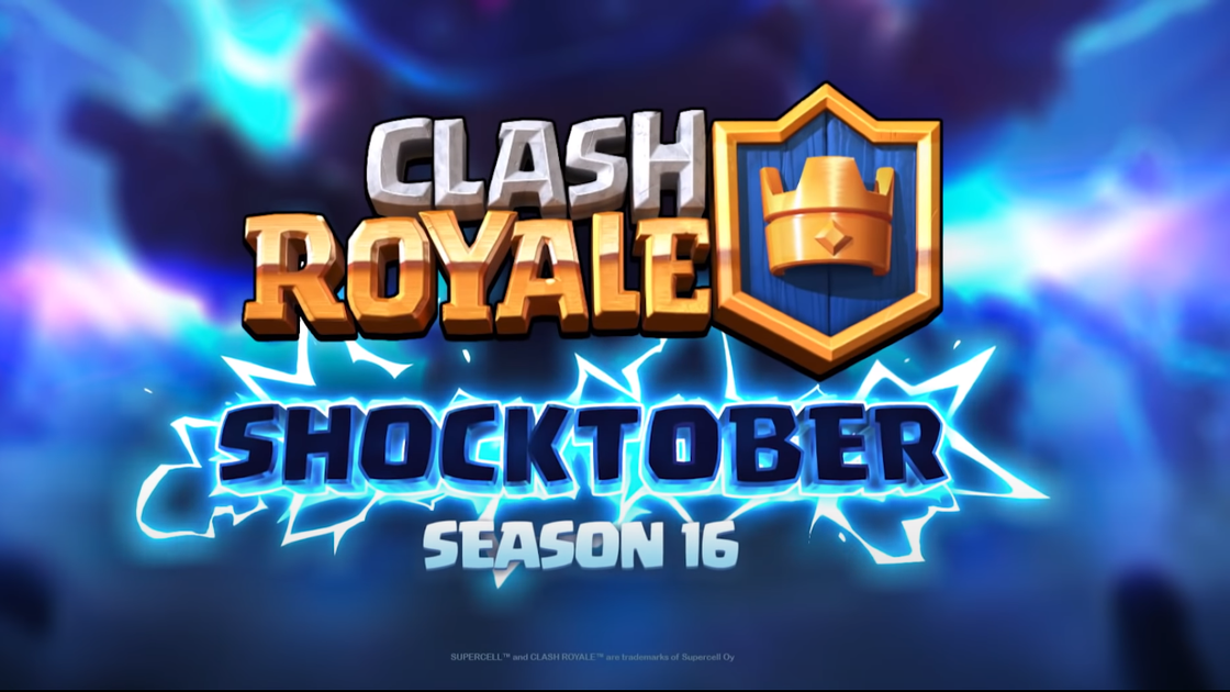 Mise à jour d'octobre pour la saison 16 sur Clash Royale, équilibrage des cartes