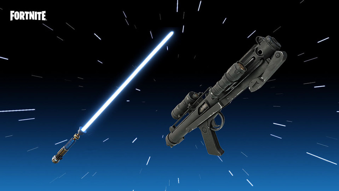 Fusil Blaster et Sabre Laser d'Obi Wan Kenobi : le retour des armes Star Wars à la 20.30 dans Fortnite