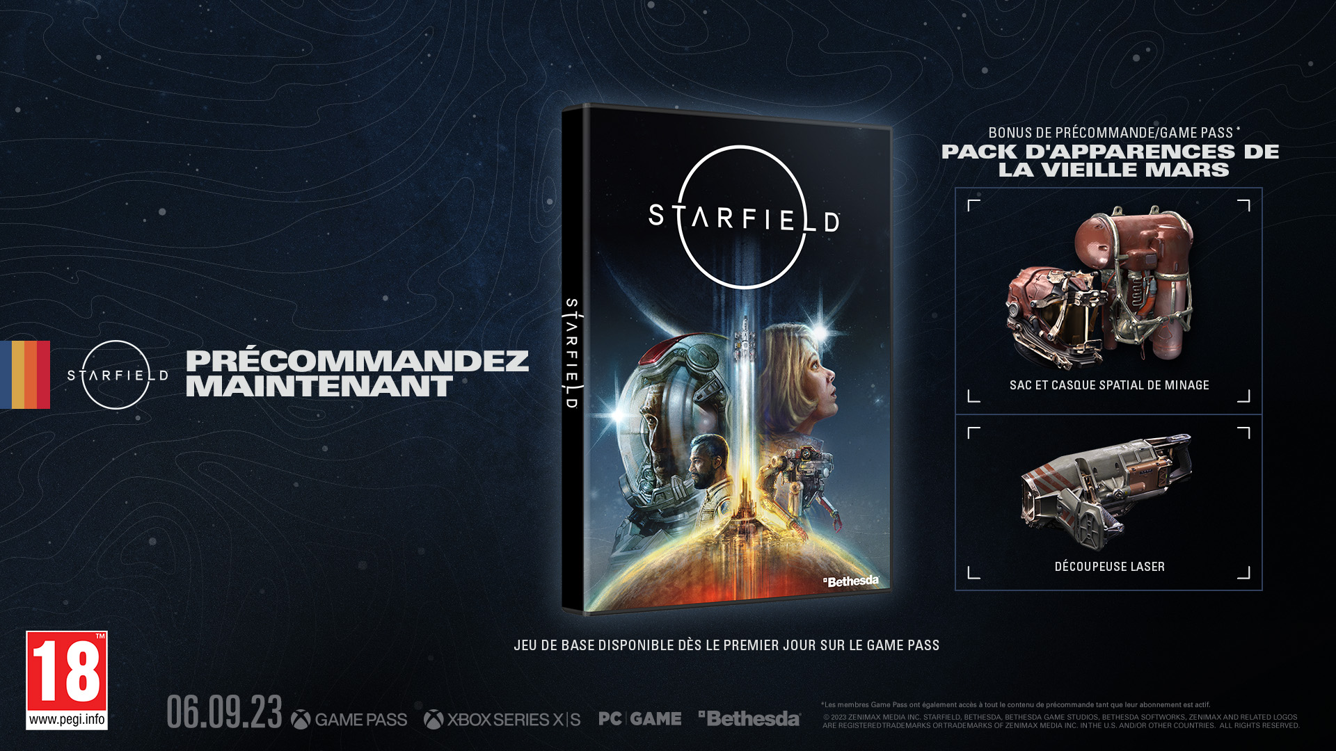 précommande Starfield : que contient la précommande du jeu ?