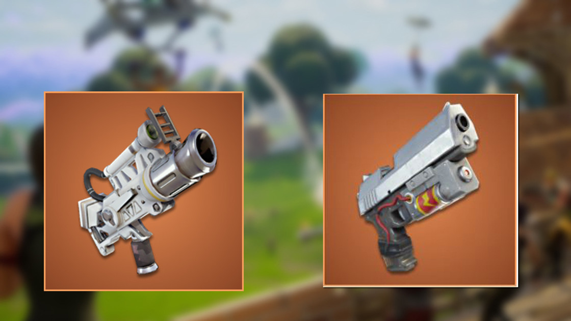 Fortnite : Pistolets doubles et Pistolet spacial, nouvelles armes