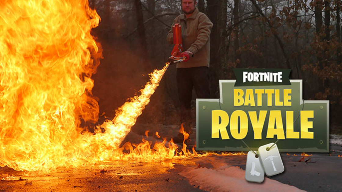 Fortnite : Nouvelles armes - Lance-flammes, Roquette militaire (MOAB), Quad Launcher et Scar silencieuse