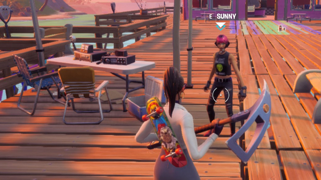 Avertir les personnages du désastre à venir dans Fortnite, défi saison 7