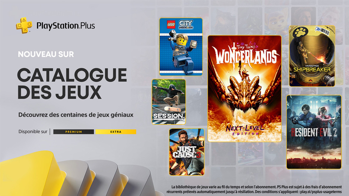 PS Plus janvier 2024, quels sont les jeux ajoutés au catalogue Essentiel et Extra ?