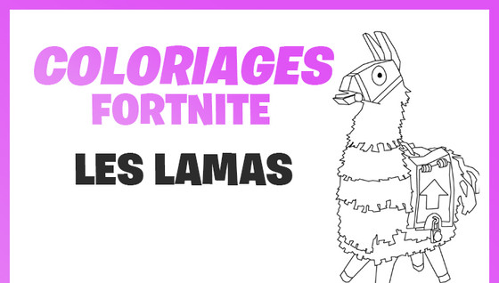 Comment dessiner le lama de Fortnite ?