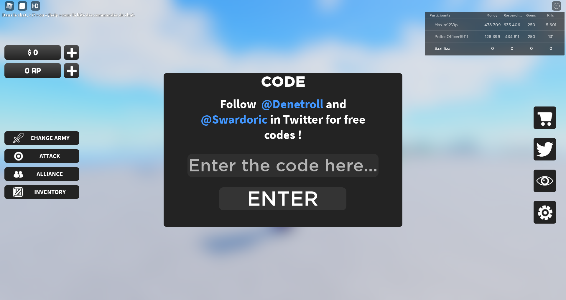 Code King Legacy Roblox 2021, liste - Breakflip