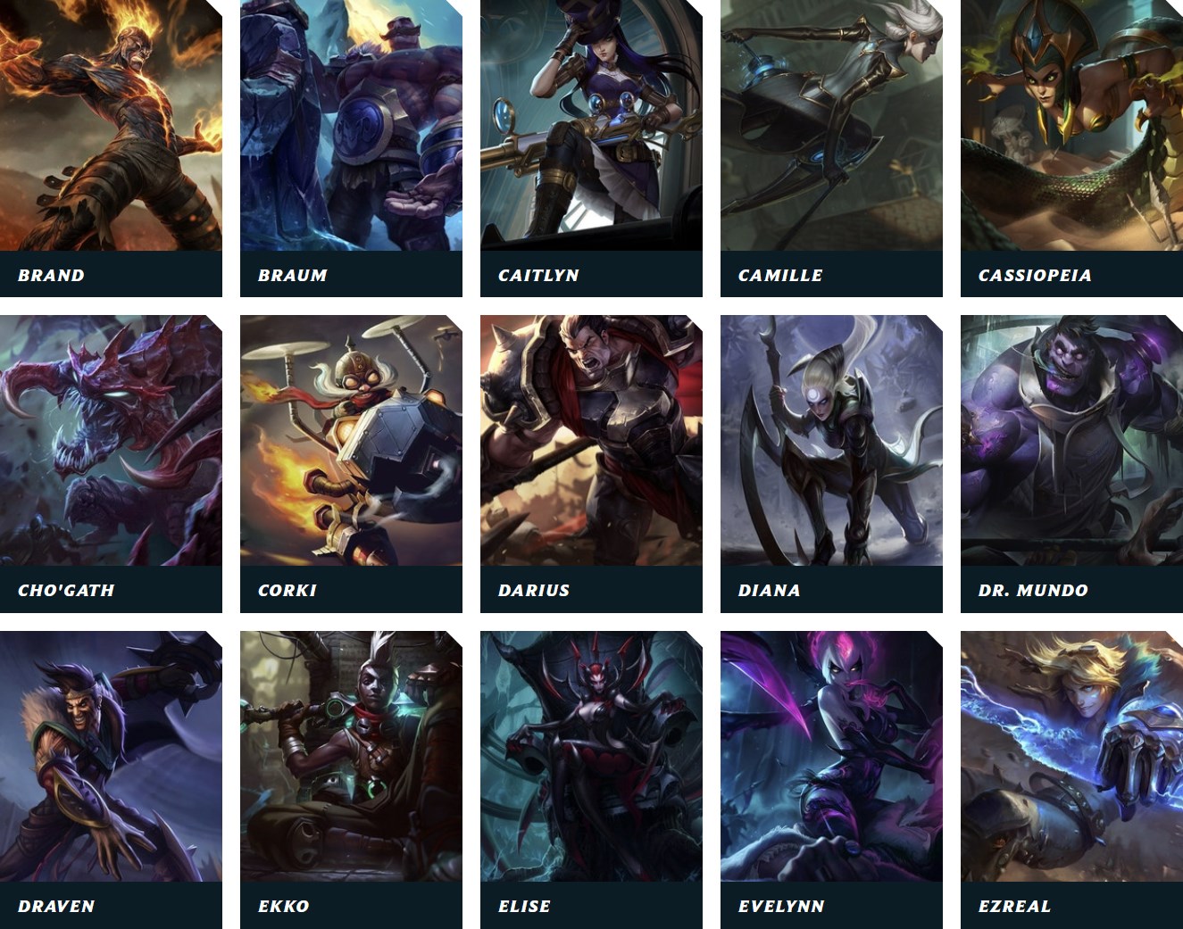 LoL Nombre de champions, combien y en atil ? Breakflip
