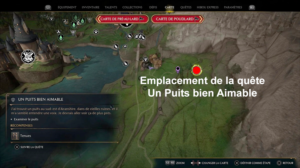 Un Puits bien aimable, comment réaliser la quête sur Hogwarts Legacy ? Breakflip