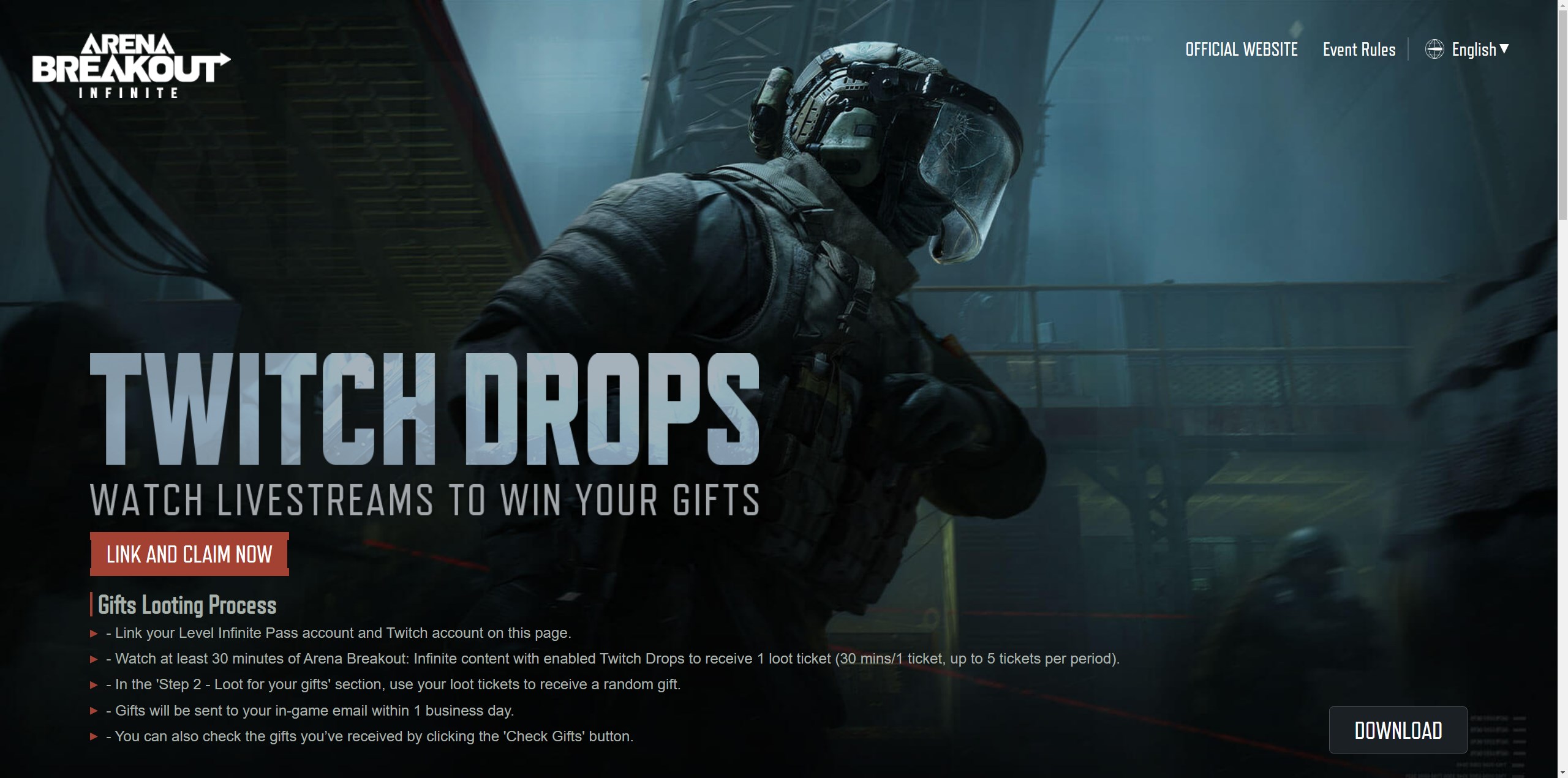 Arena Breakout Infinite Twitch Drops Comment avoir des équipements et des koens gratuitement