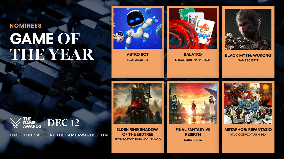 Game Awards 2024 Comment suivre la cérémonie, date, heure et