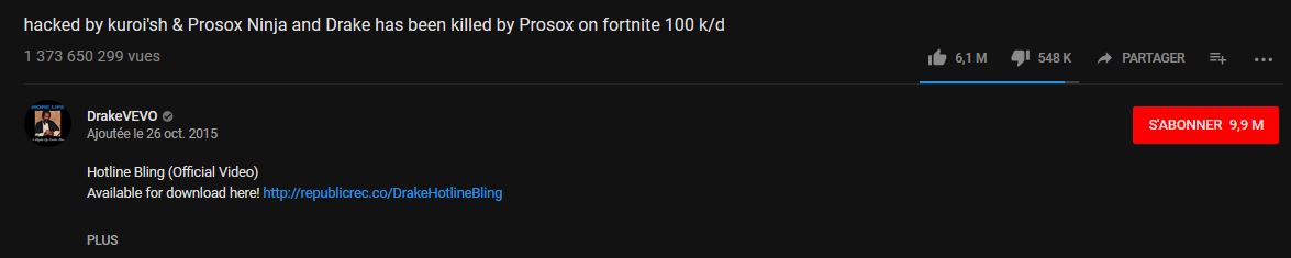 Des fans de Fortnite hackent YouTube