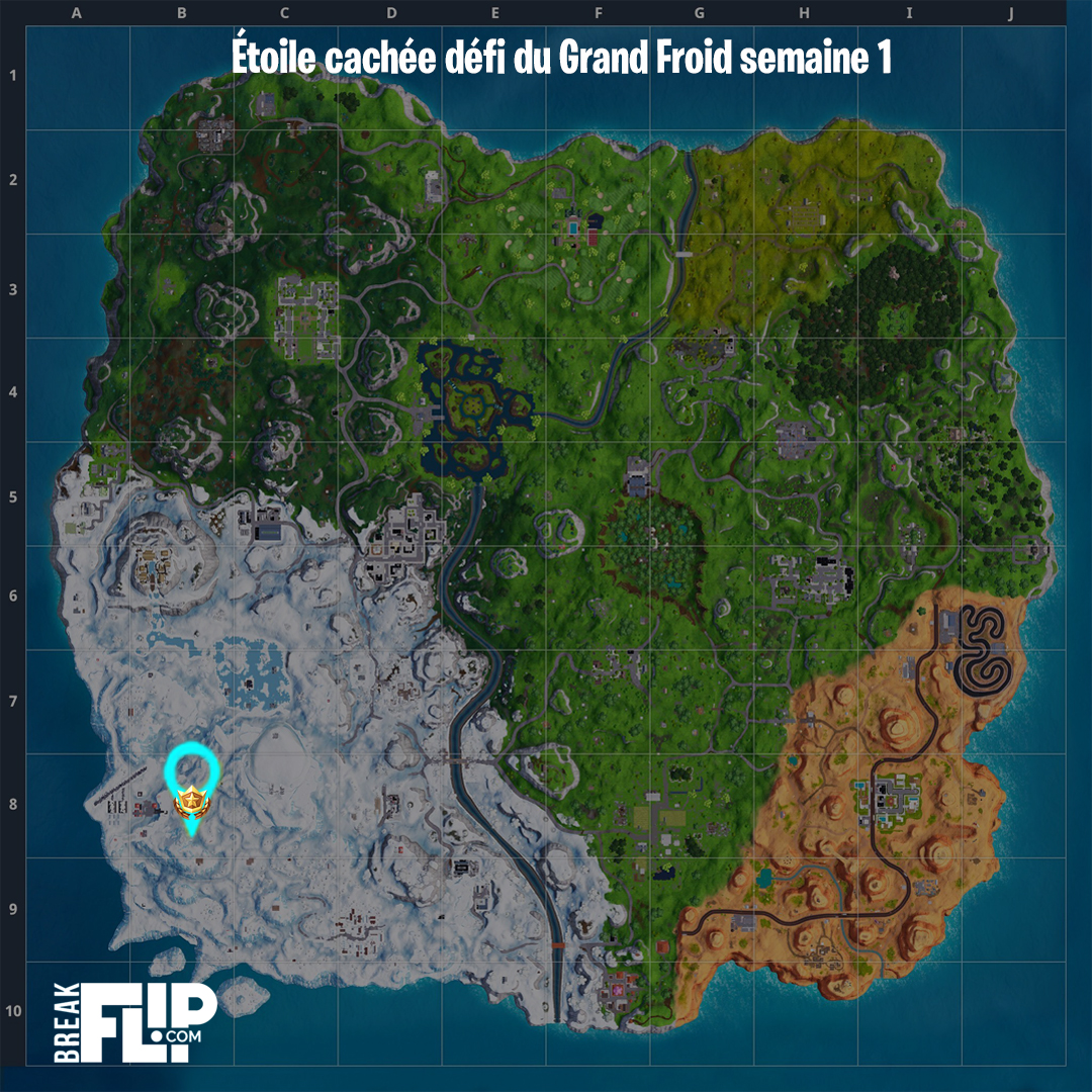 carte fortnite etoile cachee semaine 1 jpg - map fortnite creatif cache cache