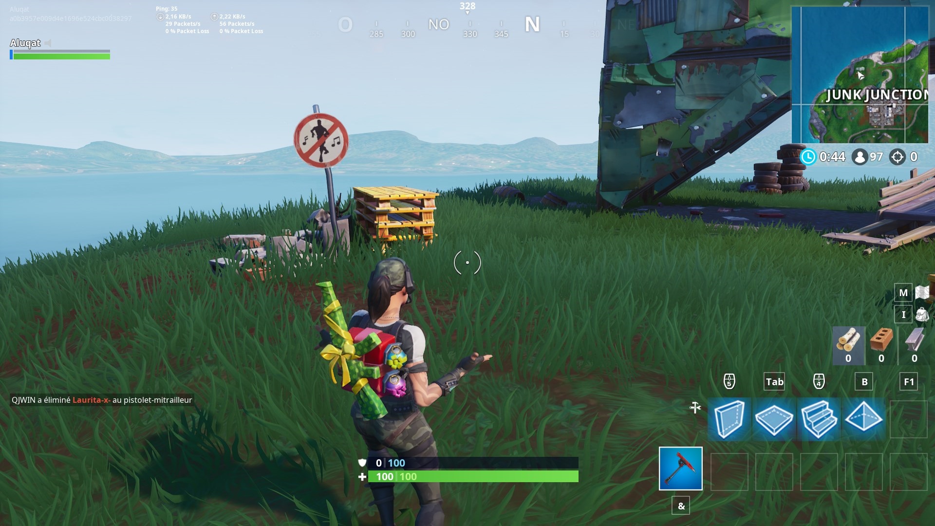 1 nord de junk junction - danser dans des lieux interdit fortnite