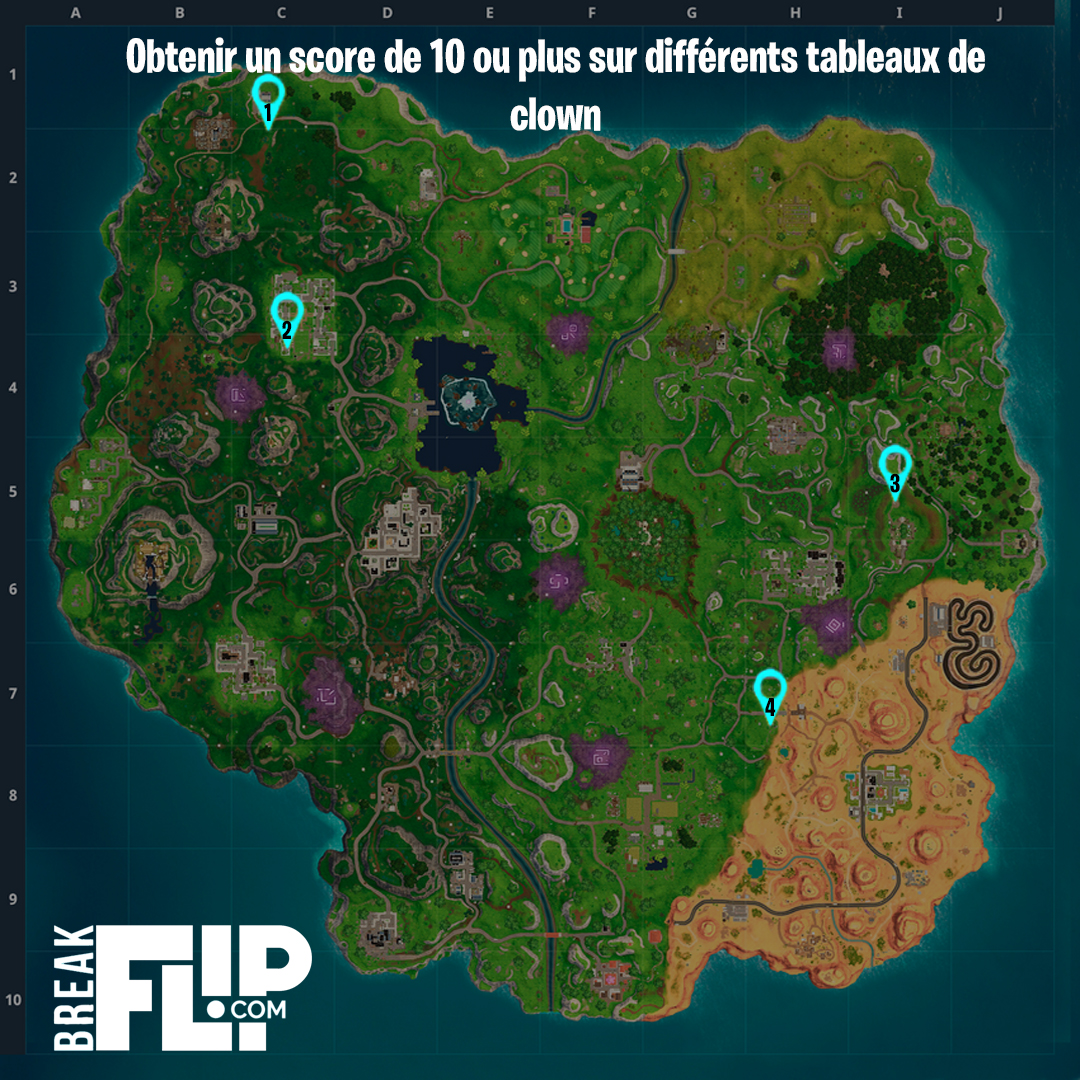 Fortnite carte