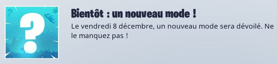 Nouveau mode en 50 vs 50