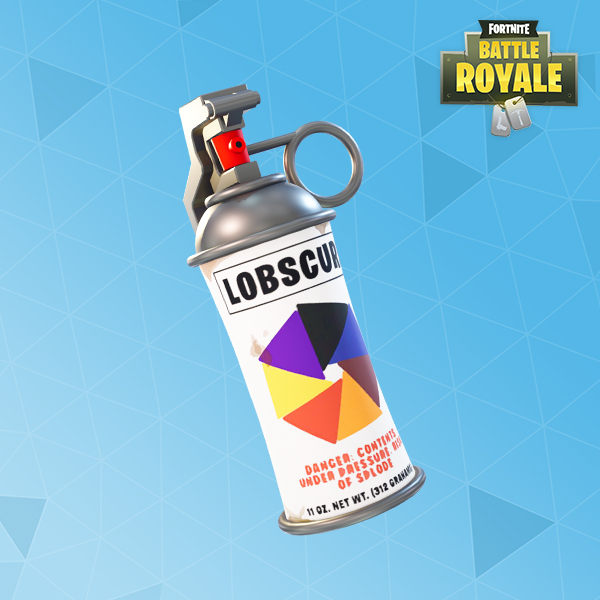 Grenade fumigène sur Fortnite