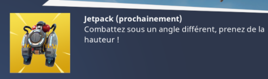 Le Jetpack arrive sur Fortnite