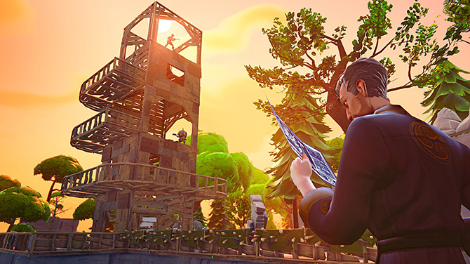 certains construisent de vrais chateaux forts durant les parties credits epic games - macro construction fortnite