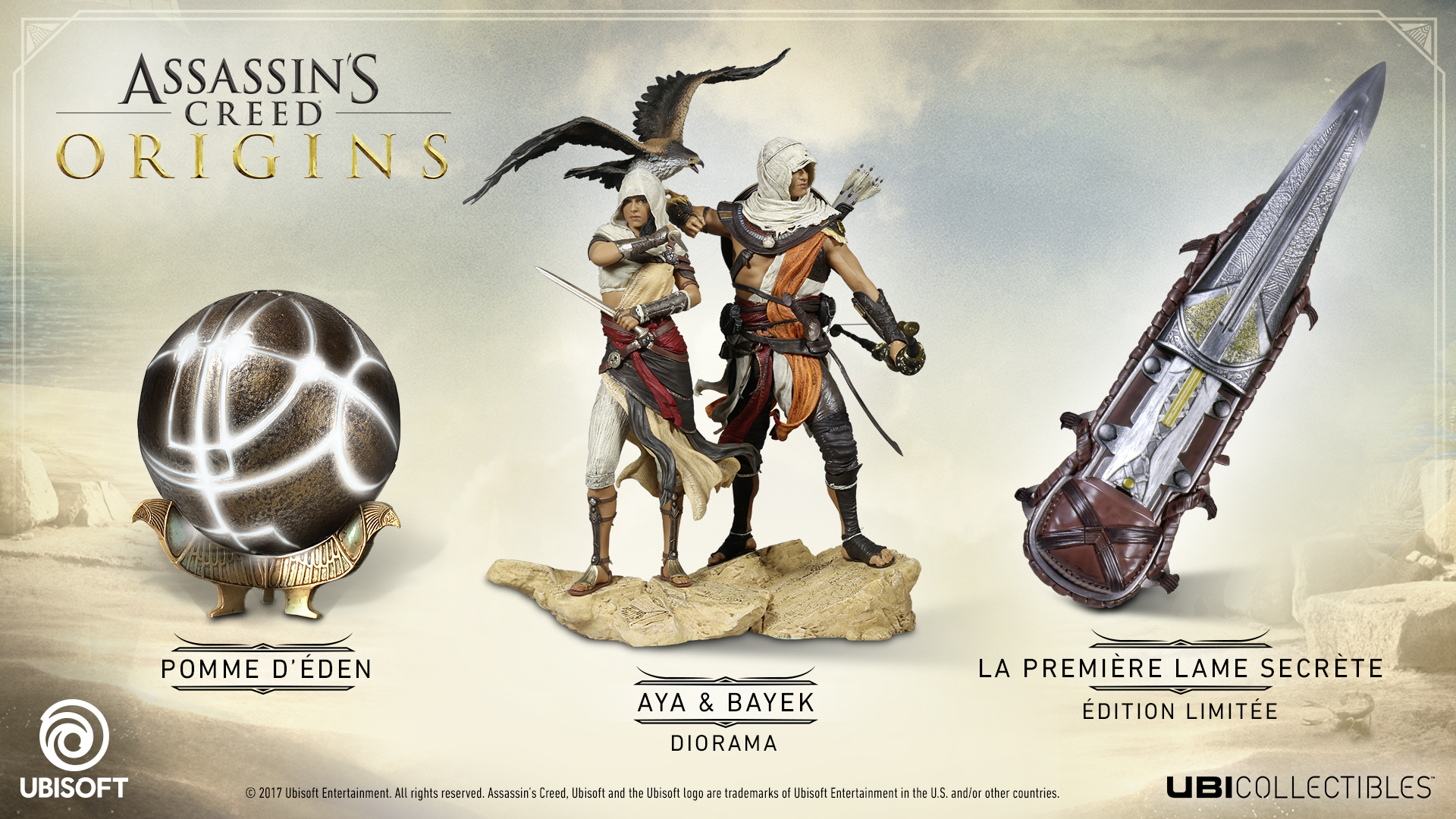 Figurines disponibles sur la boutique d'Ubisoft