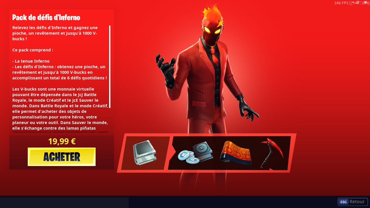 Inferno est de retour sur Fortnite !