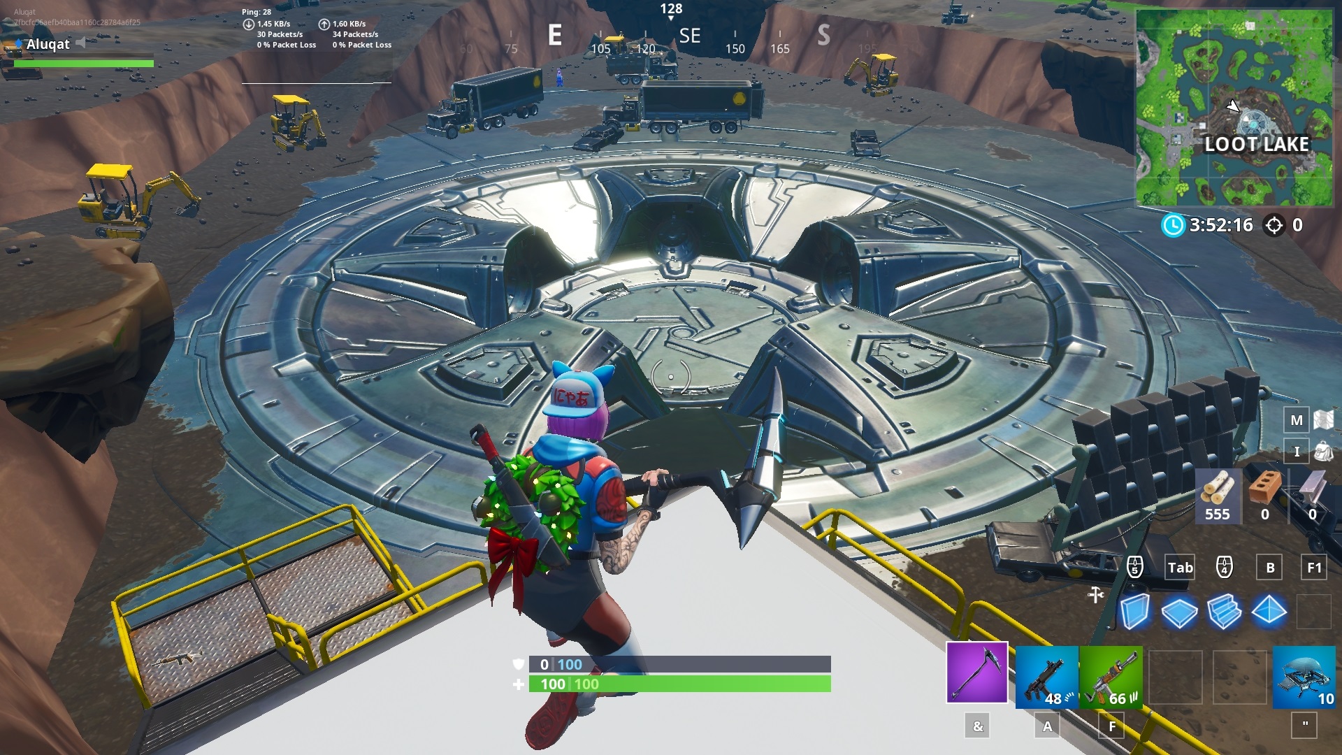 Fortnite : Un bunker géant prend la place de Loot lake ... - 1920 x 1080 jpeg 702kB