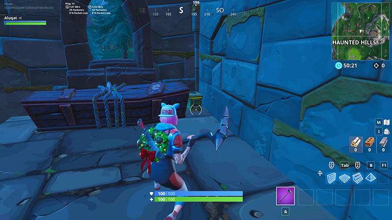 junk junction fortnite fouiller coffre haunted hills - coffre lieux dit fortnite saison 8