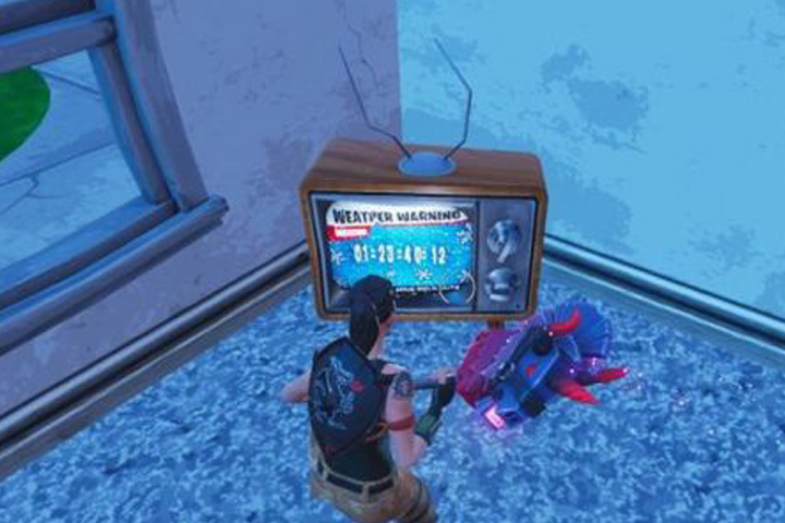 Fortnite Compte A Rebours Decompte Sur Les Televisions Pour La - vignette fortnite compteur television 2 jours evenement tempete