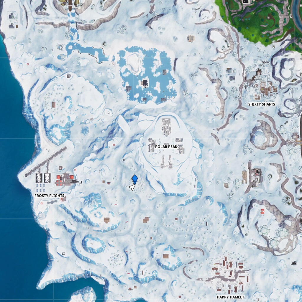 carte emplacement etoile combat semaine 3 saison 8 - fouiller la loupe fortnite