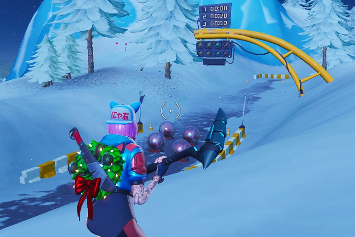 fortnite faire un tour complet sur le circuit de course a happy hamlet defi semaine 5 saison 8 breakflip actualite guides et astuces esport et jeu - circuit happy helmet fortnite