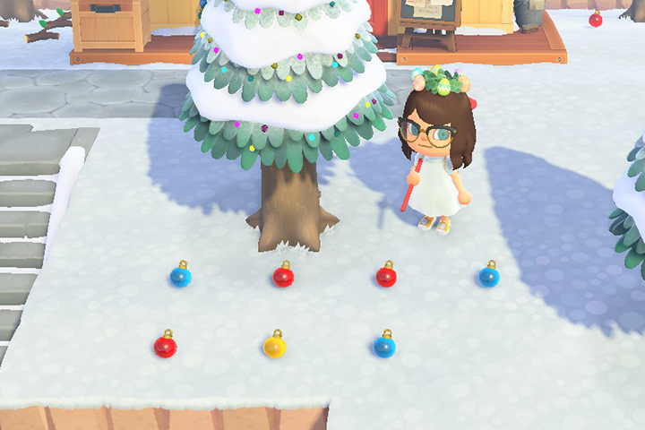 Boule de sapin, tous les plans de bricolage dans Animal Crossing : New