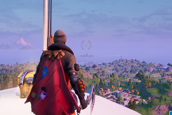 Descendre La Plus Grande Montagne De Fortnite En Caddie