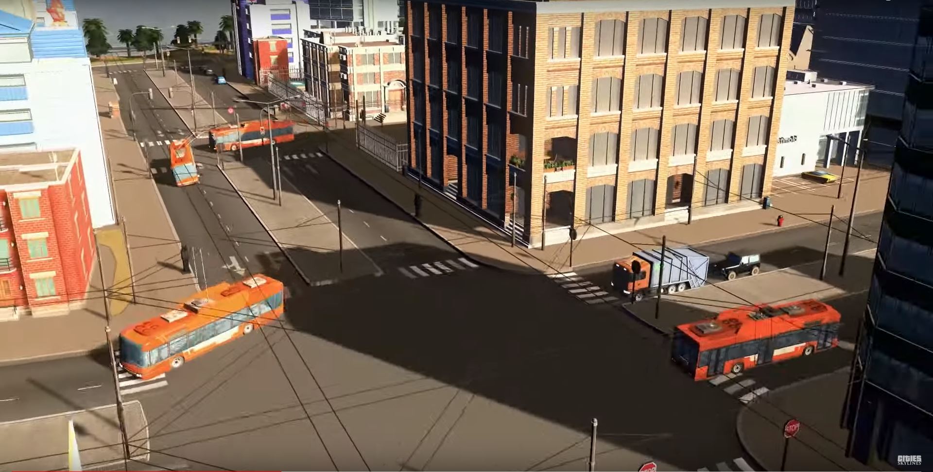 trolleybus cities skylines